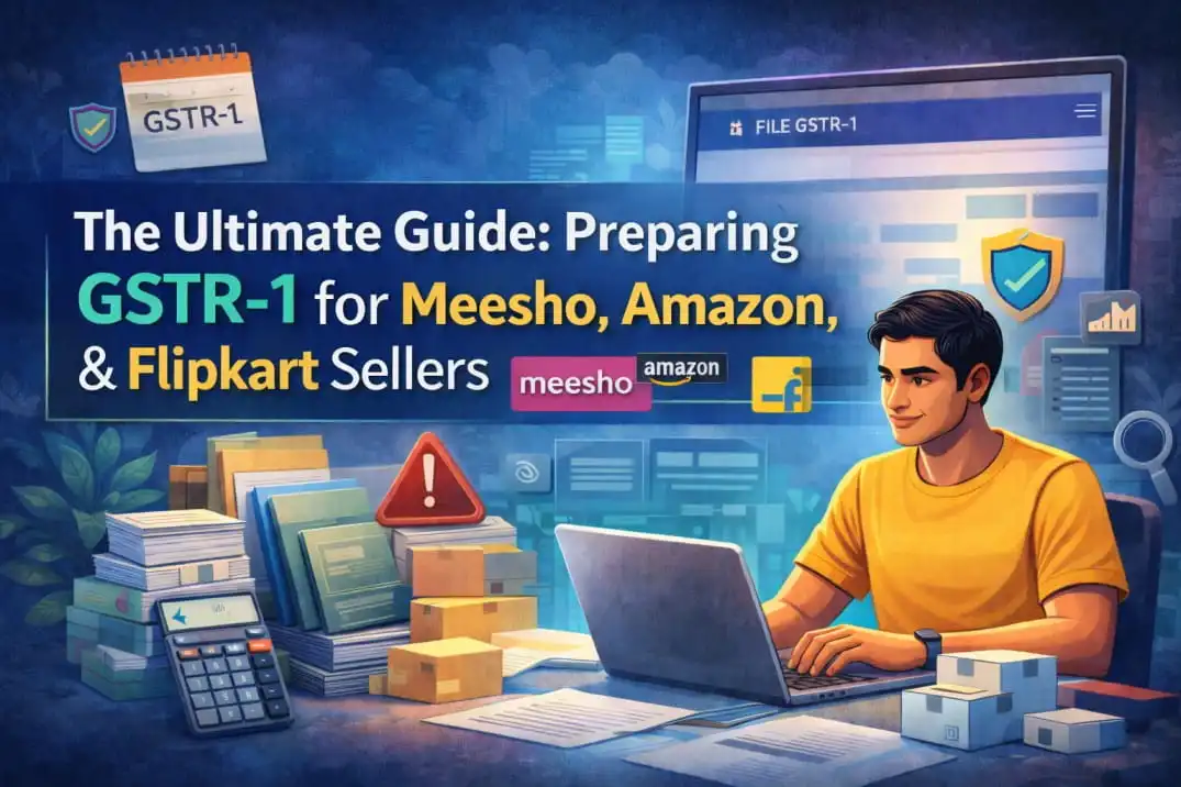 Step-by-step GSTR-1 guide for Meesho, Amazon and Flipkart sellers